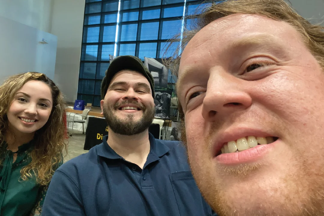 LSG staffers at Albuquerque Job Fair booth